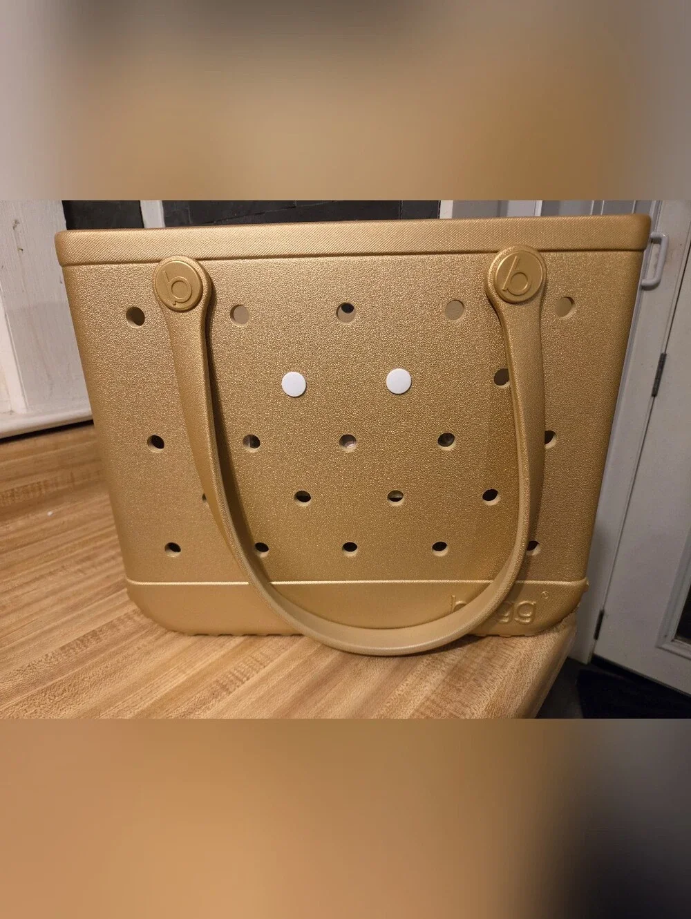 Bogg Bag NWT Limited Edition Gold Metallic Medium Size Tote